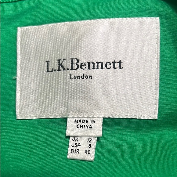 LK Bennett Green linen Sheath Mini Dress - Picture 14 of 16